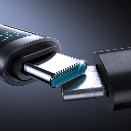 JOYROOM KABEL S-A16 PRO PRISM SERIES 100W USB-C DO USB-C Z WYŚWIETLACZEM