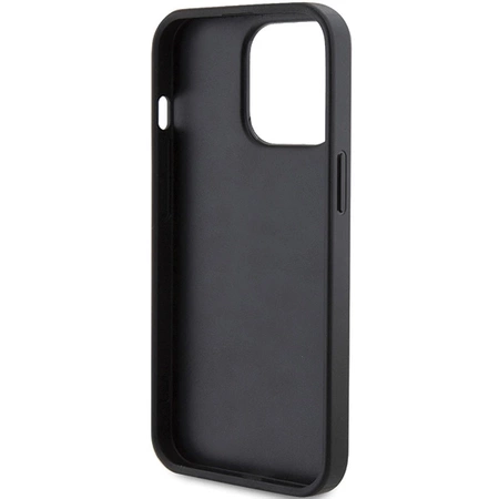 Etui Guess 4G Triangle Metal Logo na iPhone 15 Pro Max - czarne