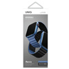 UNIQ pasek Revix Apple Watch Series1/2/3/4/5/6/7/8/9/SE/SE2/Ultra/Ultra 2 42/44/45/49mm. Reversible Magnetic czarny-niebieski/black-blue