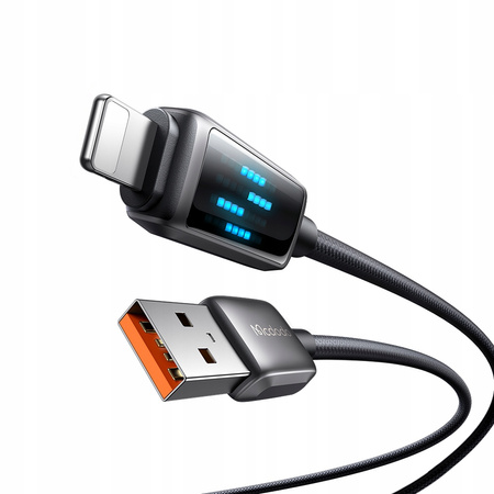 MCDODO ŁADOWARKA KABEL USB LIGHTNING SZYBKIEGO ŁADOWANIA DO IPHONE 1M LED