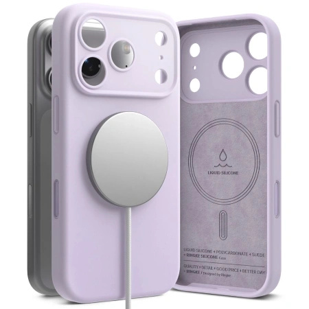 RINGKE ETUI SILICONE MAGNETYCZNE DO IPHONE 17 PRO MAX MAGSAFE Z OCHRONĄ