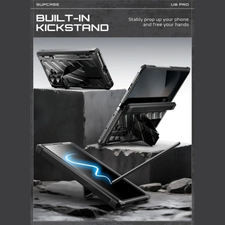Etui Supcase Unicorn Beetle Pro na Samsung Galaxy Z Fold 7 - czarne