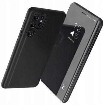 Etui Clear View Case do Samsung S24 Ultra z klapką - czarne