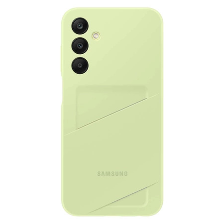 Etui Samsung Card Slot Case EF-OA256TMEGWW z kieszenią na karty do Samsung Galaxy A25 5G - zielone