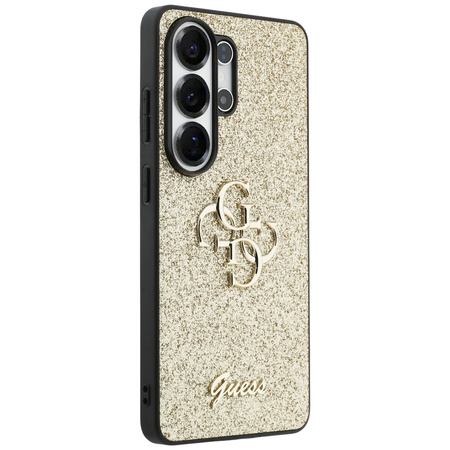 Etui Guess Fixed Glitter Big 4G Metal    Logo do Samsung Galaxy S26 Ultra złoty