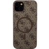Etui Guess 4G Collection Leather Metal Logo MagSafe na iPhone 14 / 15 / 13 - brązowe