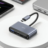 USAMS ADAPTER HUB 4W1 2XUSB 2.0/USB 3.0/USB-C DO LAPTOPA TELEFONU