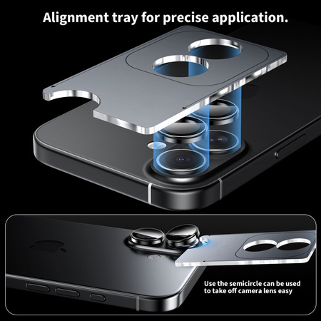 OSŁONA APARATU TECH-PROTECT CAMRING FIT+ IPHONE 16 / 16 PLUS / 17 SAGE
