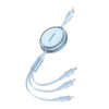 FONENG KABEL 3W1 1.1M DO TELEFONÓW ANDROID IPHONE USB-C MICRO USB