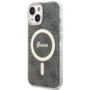 GUESS ETUI CASE IML 4G DO IPHONE 15 MAGSAFE BRĄZOWE Z FUNKCJĄ