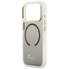 Etui Guess IML Gradient Script Metal     MagSafe do iPhone 17 Pro czarny