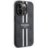 Etui Guess GUHMP14XP4RPSK na iPhone 14 Pro Max 6.7" - czarne 4G Printed Stripes MagSafe