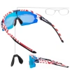 ROCKBROS OKULARY ROWEROWE POLARYZACYJNE Z OCHRONĄ UV DO SPORTÓW Z WKŁADKĄ