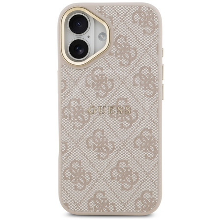 Etui Guess 4G PU Classic Logo MagSafe do iPhone 17 różowy