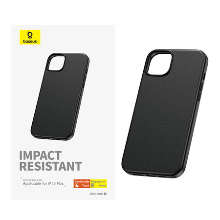 BASEUS ETUI NA TELEFON DO IPHONE 15 PLUS FAUXTHER SERIA OCHRONNY POKROWIEC