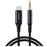 Kabel Choetech AUX006 USB-C / mini jack 3.5mm 1 m - czarny
