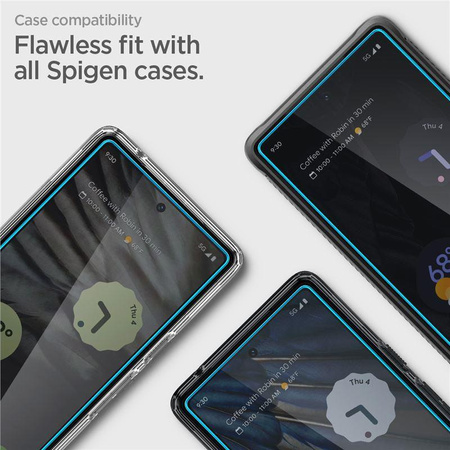 SZKŁO HARTOWANE SPIGEN ALM GLAS.TR 2-PACK GOOGLE PIXEL 7A CLEAR