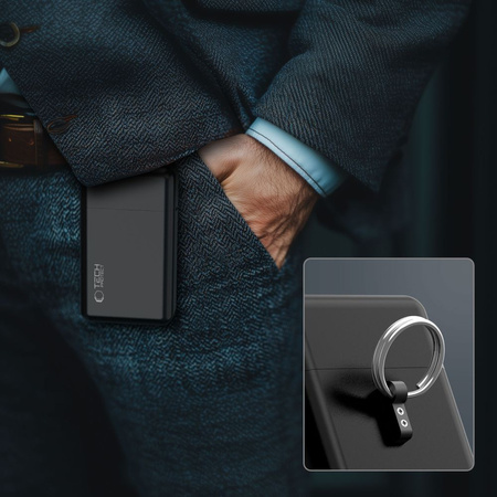 TECH-PROTECT KLATKA FARADAYA DO KLUCZY METAL RFID SIGNAL BLOCKER DO OCHRONY