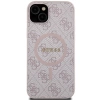 Etui Guess 4G Collection Leather Metal Logo MagSafe na iPhone 14 / 15 / 13 - różowe