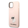 Karl Lagerfeld KLHCP14MSNCHBCP iPhone 14 Plus 6,7" hardcase różowy/pink Silicone Choupette