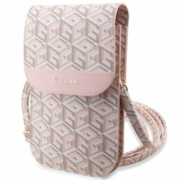 Torebka Guess GCube Stripe - różowa
