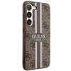 Etui Guess GUHCS23SP4RPSW S23 S911 - brązowe 4G Printed Stripe