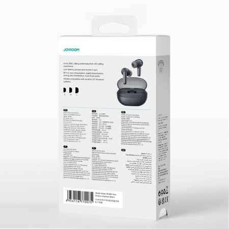 Douszne słuchawki bezprzewodowe Joyroom Jbuds Series JR-BB1 TWS - czarne