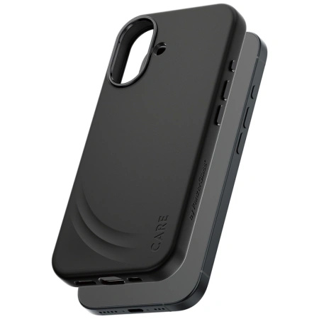 Etui CARE by PanzerGlass Feature FLOW MagSafe na iPhone 17 - czarne