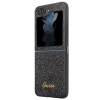 Etui Guess Glitter Script na Samsung Galaxy Z Flip 5 - czarne