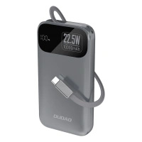 DUDAO POWERBANK K31 10000MAH 22,5W PD Z WBUDOWANYM KABLEM DO IPHONE 11 12