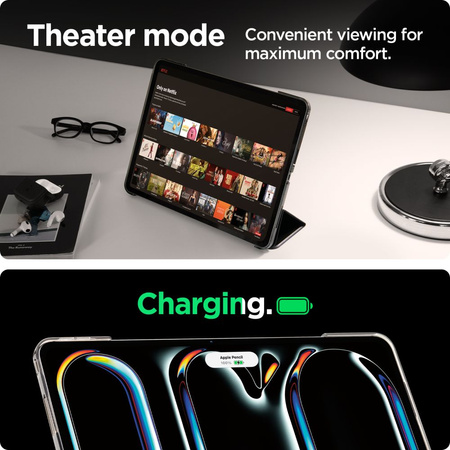 SPIGEN SMART FOLD POKROWIEC DO IPAD PRO 13 7 2024 ZAMKNIĘCIE MAGNETYCZNE