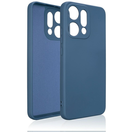 Etui Beline Silicone do Oppo Reno 14 Pro niebieski