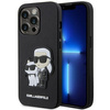 Etui Karl Lagerfeld KLHCP14XSANKCPK na iPhone 14 Pro Max 6.7" hardcase - czarne Saffiano Karl&Choupette