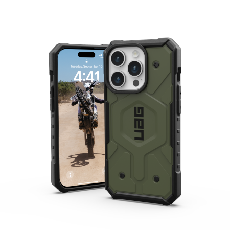 UAG Pathfinder Magsafe - obudowa ochronna do iPhone 15 Pro (olive)