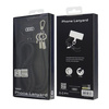 AUDI SMYCZ UNIWERSALNA DO TELEFONU 120CM 6MM CROSSBODY CZARNA ODPORNOŚĆ NA