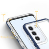 Clear 3in1 etui do Samsung Galaxy S23+ silikonowy pokrowiec z ramką niebieskie