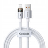 MCDODO KABEL USB SZYBKIE ŁADOWANIE DO IPHONE LIGHTNING PD 36W 1M LED BIAŁY