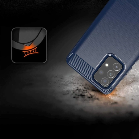 HURTEL CARBON CASE ELASTYCZNE DO SAMSUNG GALAXY A72 4G POKROWIEC NA TELEFON