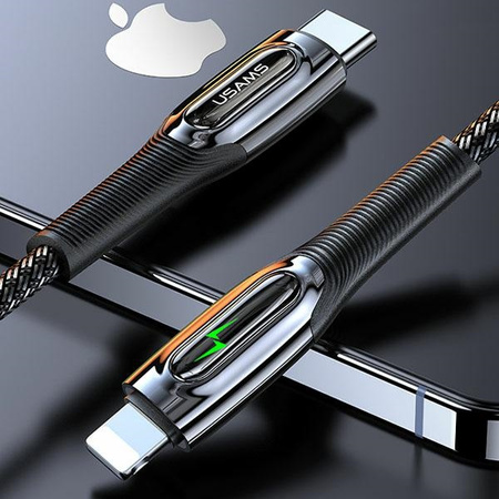USAMS KABEL USB-C DO LIGHTNING DO IPHONE 12 13 14 15 20W PD SZYBKO ŁADUJĄCY