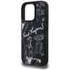 Etui Karl Lagerfeld Grained Pattern &    Logo MagSafe do iPhone 16 Pro Max czarny