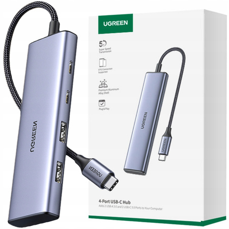 UGREEN HUB PRZEJŚCIÓWKA USB-C DO USB-A USB-C 20CM DO TELEFONU LAPTOPA