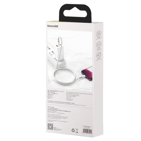 BASEUS KABEL USB-C DO DO LIGHTNING 20W DO IPHONE 2M PD DO ŁADOWANIA