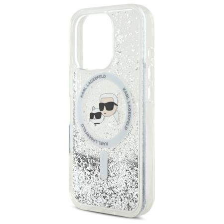 KARL LAGERFELD ETUI HARDCASE DO IPHONE 16 PRO 6.3 DO MAGSAFE LIQUID GLITTER