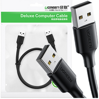 Ugreen kabel USB - USB 2.0 480Mb/s 0.25m czarny (US102)