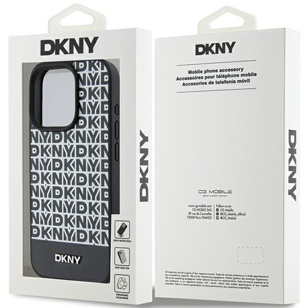 DKNY ETUI HARDCASE POKROWIEC CASE DO IPHONE 15 PRO 6 1 DO MAGSAFE CZARNY