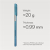 Pitaka Ultra-Slim Case, Lucid Blue - iPhone 17 Pro
