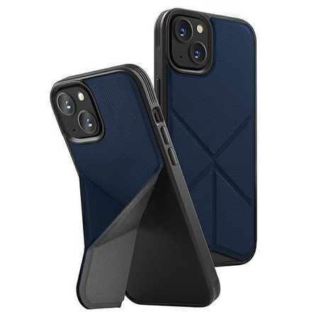 Etui Uniq Transforma na iPhone 14 Magclick Charging - niebieskie