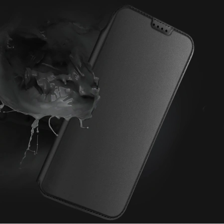 Etui Dux Ducis Skin Pro na iPhone 17 Air z klapką i miejscem na kartę - czarne