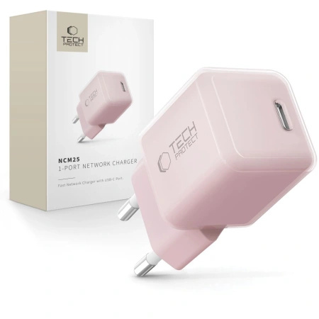 TECH-PROTECT ŁADOWARKA SIECIOWA NCM25 USB-C PD 25W DO TELEFONÓW S10 S20