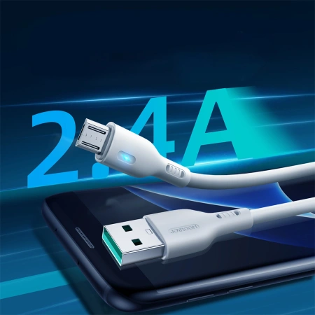 JOYROOM KABEL PRZEJŚCIÓWKA MICRO USB USB-A 2.4A 2M DO TELEFONÓW PREMIUM